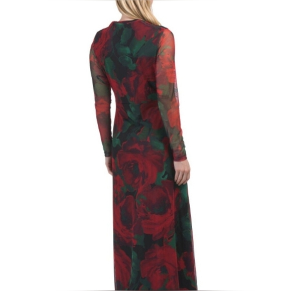 🔹️ANNE KLEIN🔹️  Titan Red Twist Front Maxi Dress - Picture 2 of 4